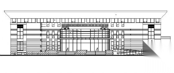 室内手球馆建筑施工图