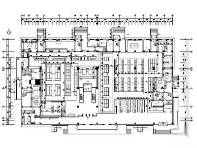 [南京]大型超市购物中心室内布局及设计施工图