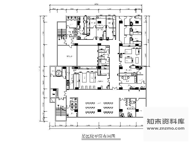 图块/节点某医院平面图