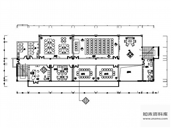 施工图某办公空间样板房装饰施工图