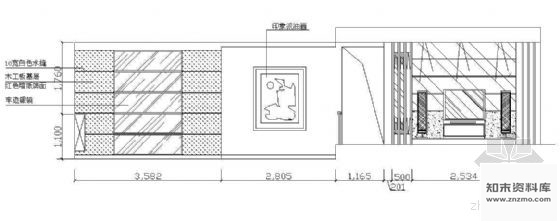 图块/节点电视墙立面图块2