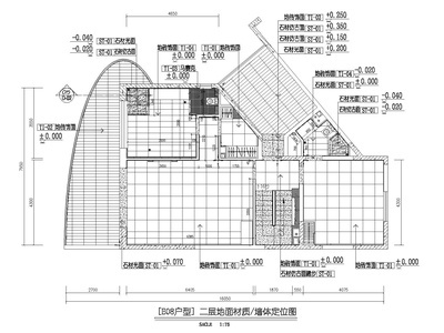 [海南]世外桃源度假中心现代复式室内装修施工图 平层