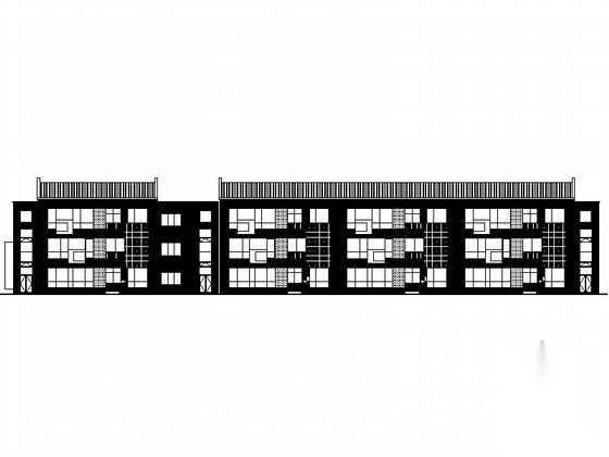 [江苏]3层现代风格幼儿园建筑施工图（立面设计优秀）