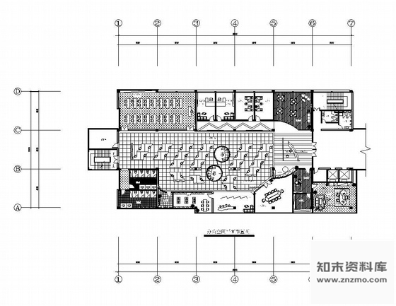 施工图办公空间设计图