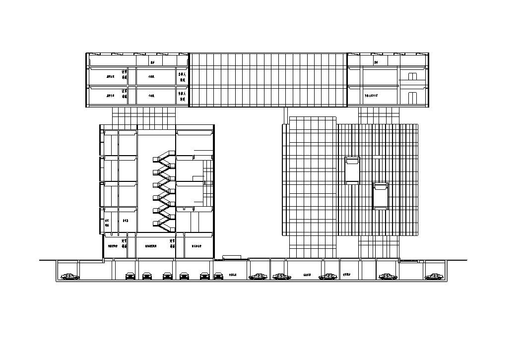  [广东]现代风格大厦建筑施工图设计文本（CAD）