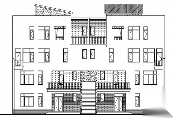 [崇明岛]某田园风光式小区住宅建筑结构施工图（8、9、1...