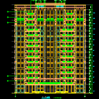 华东设计院——15层框架结构办公楼建筑施工图