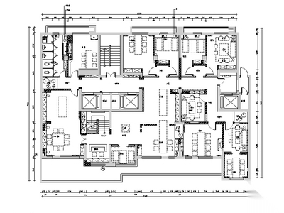 [新疆]禅意空间|合一茶道休闲会所设计施工图（附效果图...