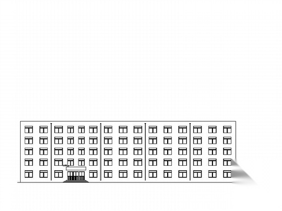 [毕业设计]某大学五层教学楼建筑设计套图