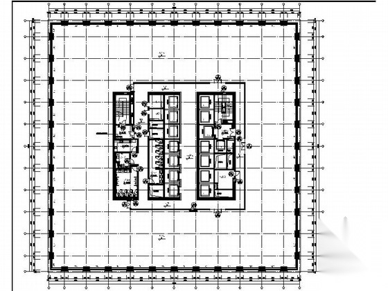 [广州]CBD商圈某塔楼公共区域18-38层装修图