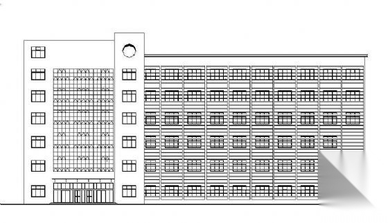 [丹阳]某六层综合办公楼建筑扩初(毕业设计)