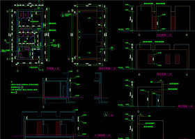 公共卫生间CAD图纸