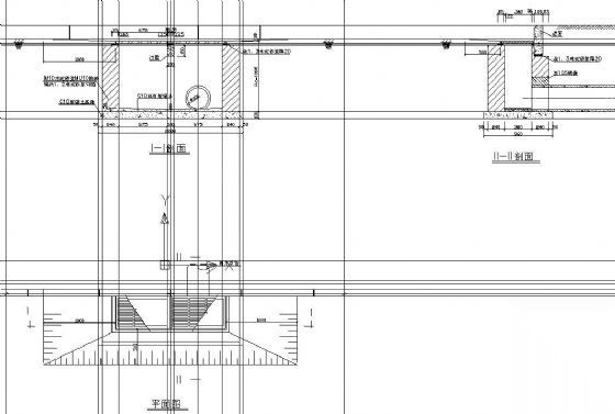 偏沟式双箅雨水井详图