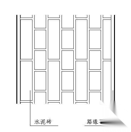 园林道路铺装图块36种