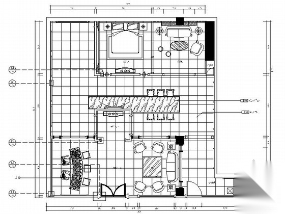 时尚高端建材混搭风格皮居展厅设计装修图（含实景）