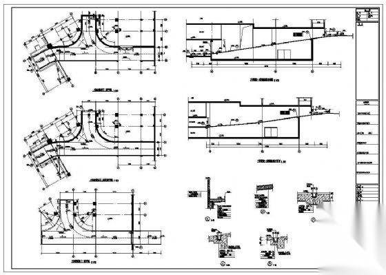 汽车坡道详图（一） 建筑通用节点