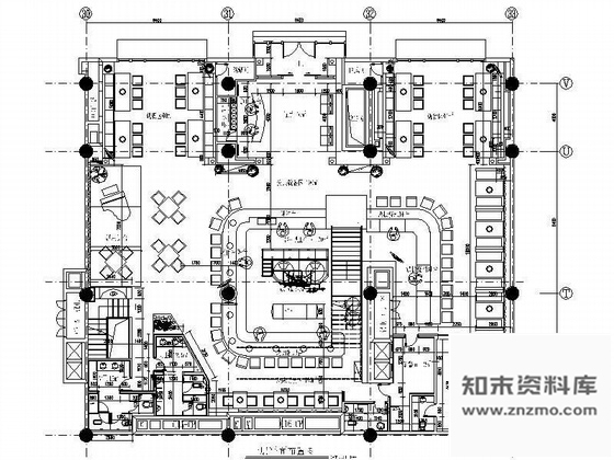 施工图主题餐厅装修图含效果图