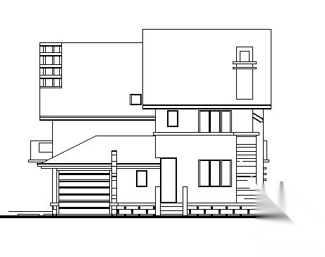 某二层C10型别墅建筑方案图