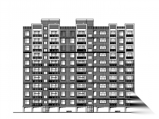 [福建]某公司十一层高级员工宿舍建筑施工图