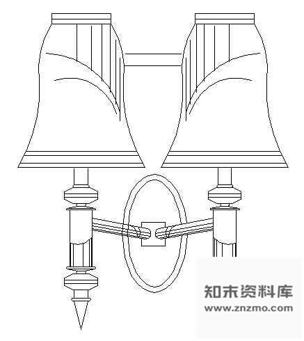 图块/节点壁灯图块17