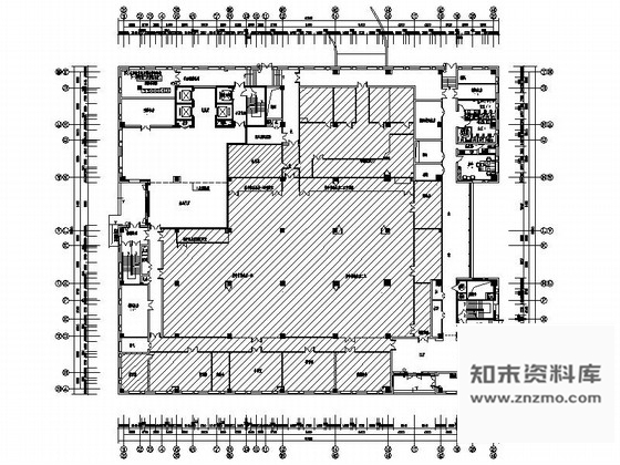 施工图浙江公共资源中心服务机构现代信息楼装修施工图含效果