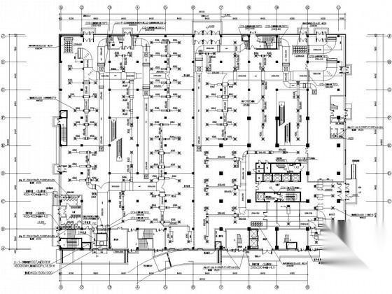 [长春]商业办公综合楼空调通风设计施工图 建筑暖通