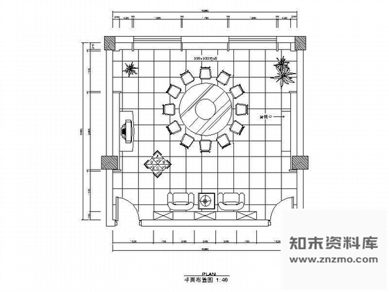 施工图三个小餐厅空间装修图