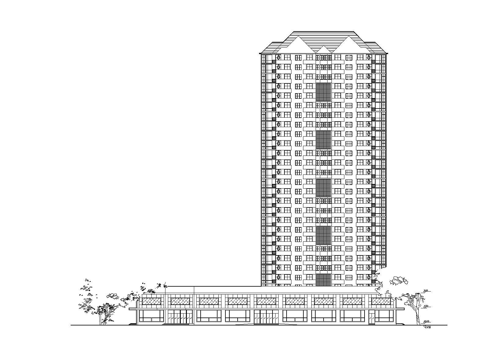 [湖南]长沙华银园高层住宅居住施工图