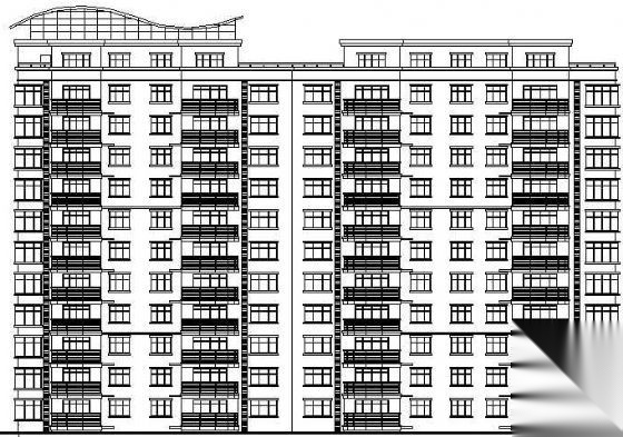 高层住宅建筑方案图