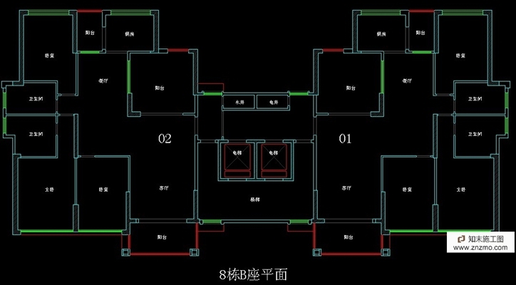 三房变四房，并两个套间方案布局