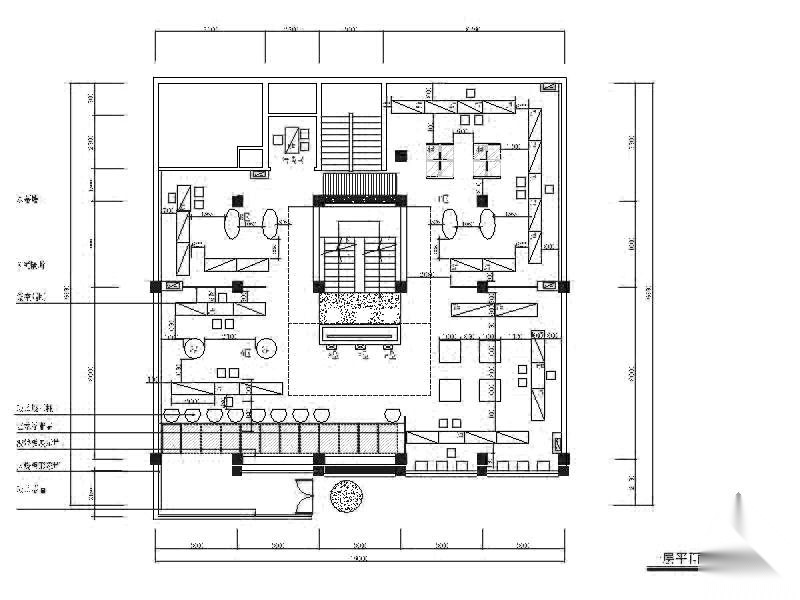 某珠宝展厅装修施工图（含实景）