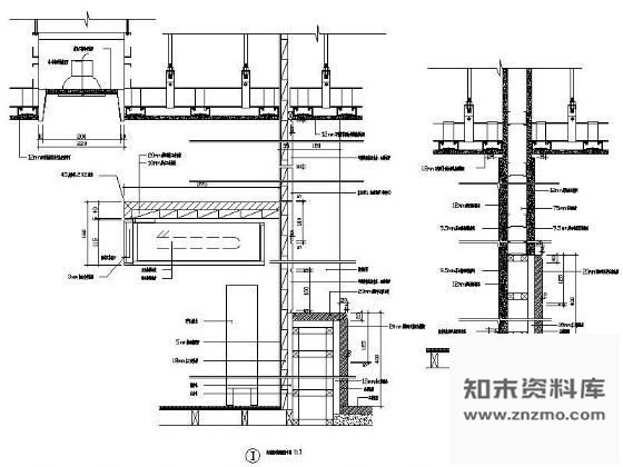 图块/节点走廊壁纸墙作法详图