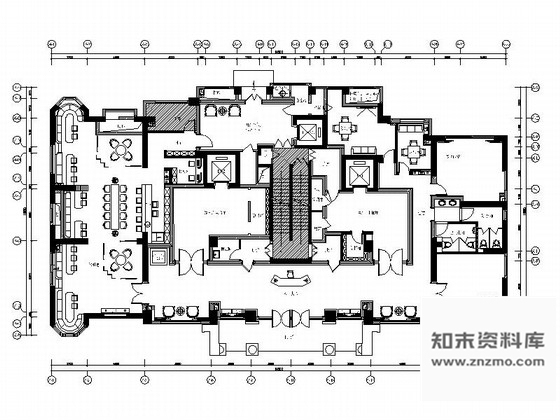 施工图广东房产公司大厦首层大堂公共区域装修施工图含物料表