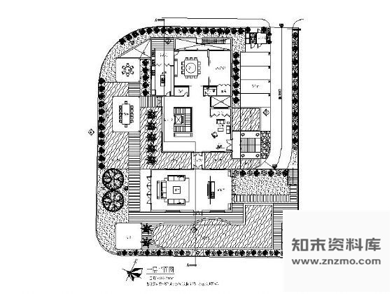 图块/节点新加坡豪华别墅平面方案