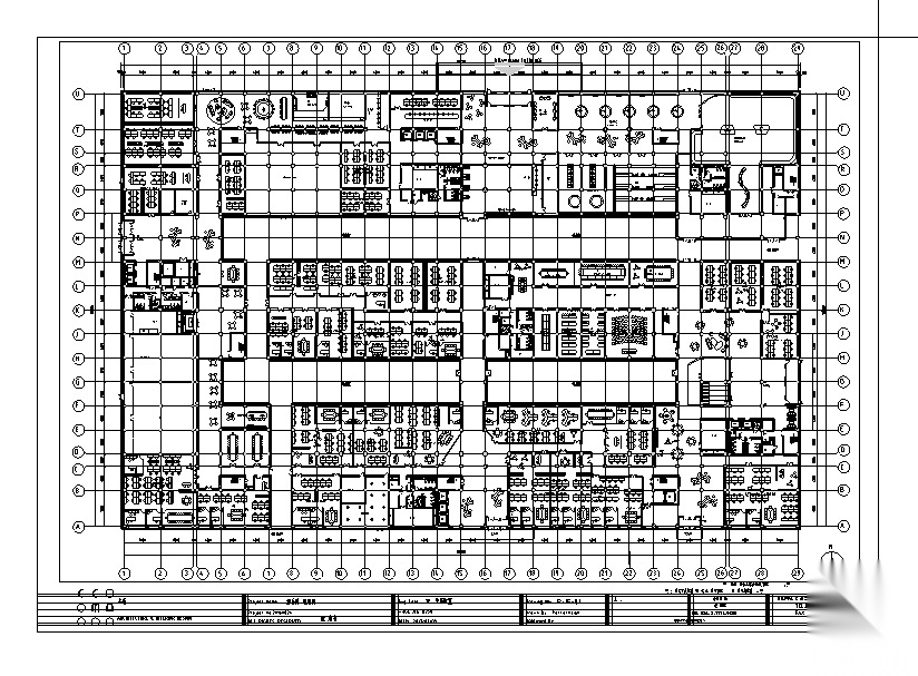 [山东]全套详细办公楼设计施工图(含效果图)