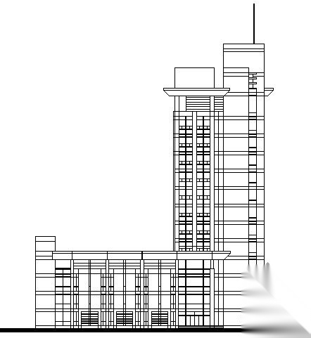 [济南]某市二层大学行政楼建筑施工图