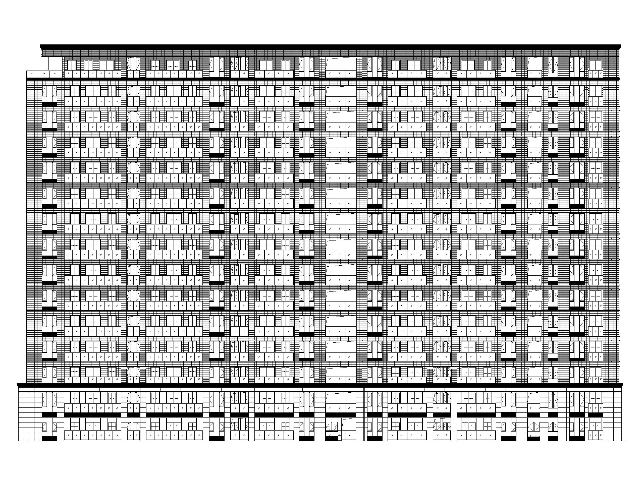 高端商品高层住宅建筑施工图（14-15层）