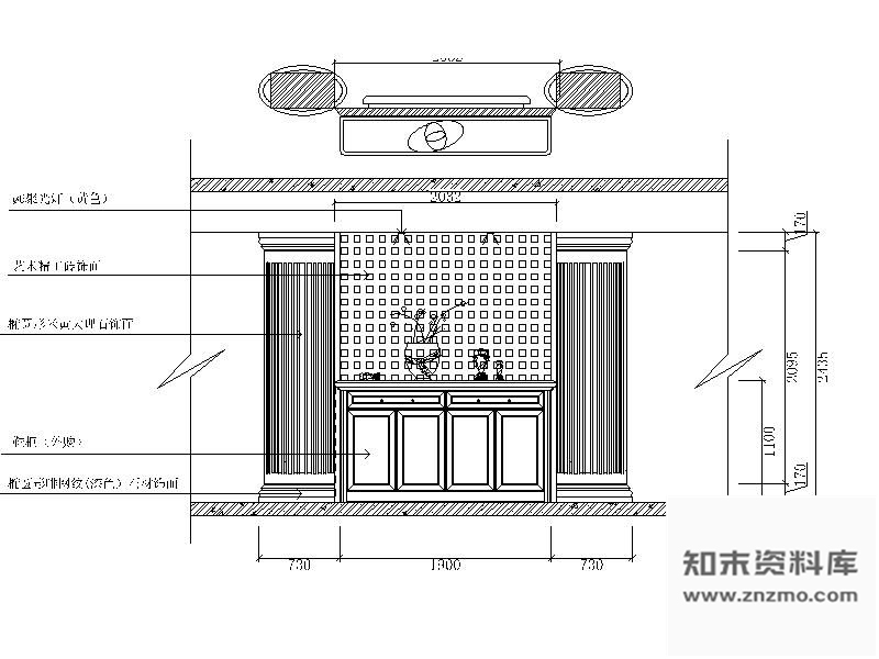 图块/节点门厅立面图 通用节点