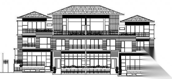 丹堤A区6、7号楼建筑施工图