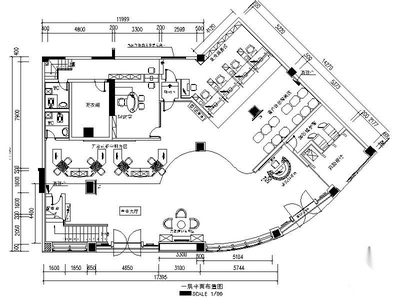 中国银行某支行装饰工程竣工图