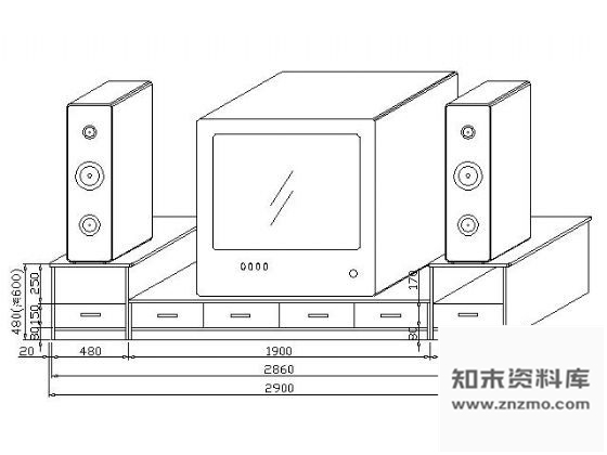 图块/节点常用家具立面及透视图块