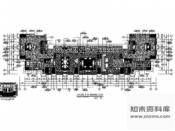 施工图广东某豪华商务酒店总统套房室内装修施工图