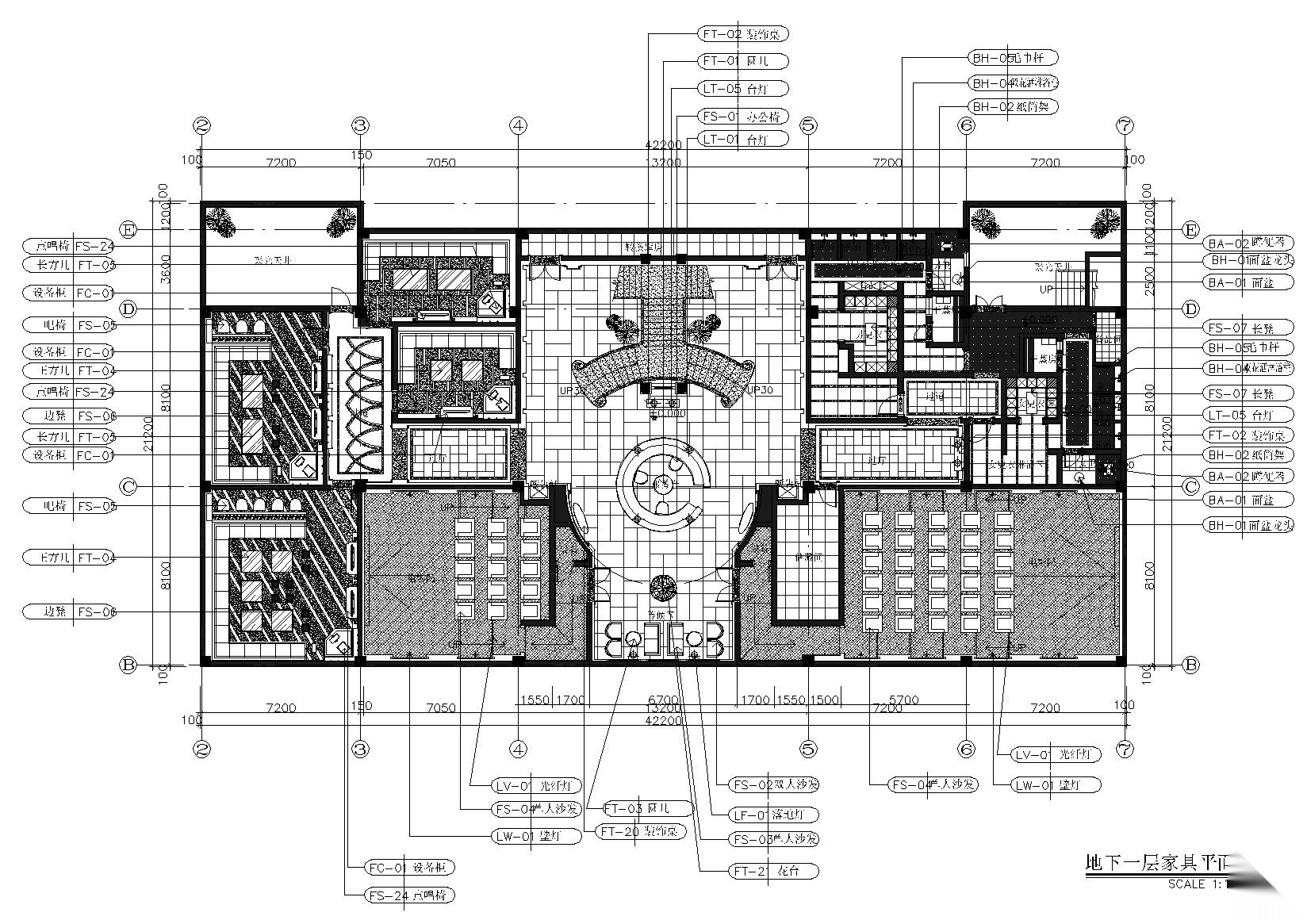 [哈尔滨]蓝湾半岛会所室内施工图+效果图