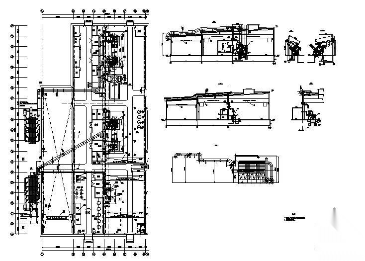 某煤矿机械厂电弧炉、中频炉消烟除尘工程总体布置图