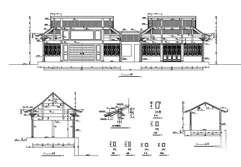 罗汉堂建筑设计施工图