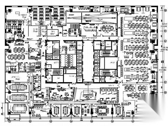 某知名品牌电子产品亚洲总部现代办公楼室内装修图（含效...