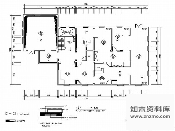 施工图上海开发新区现代陈列馆室内装饰设计施工图