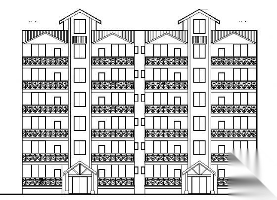 某六层住宅楼建筑施工图