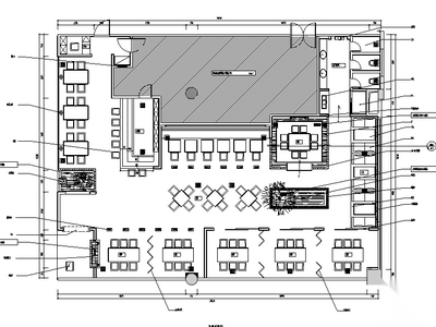 万象城日本赤坂料理餐厅设计施工图（附效果图） 日韩料理店