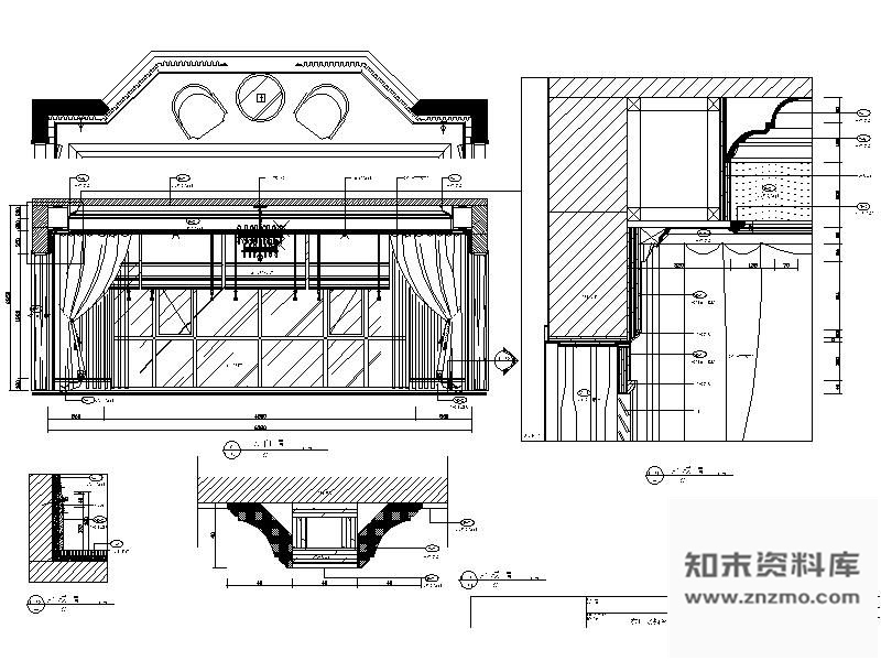 图块/节点欧式客厅详图